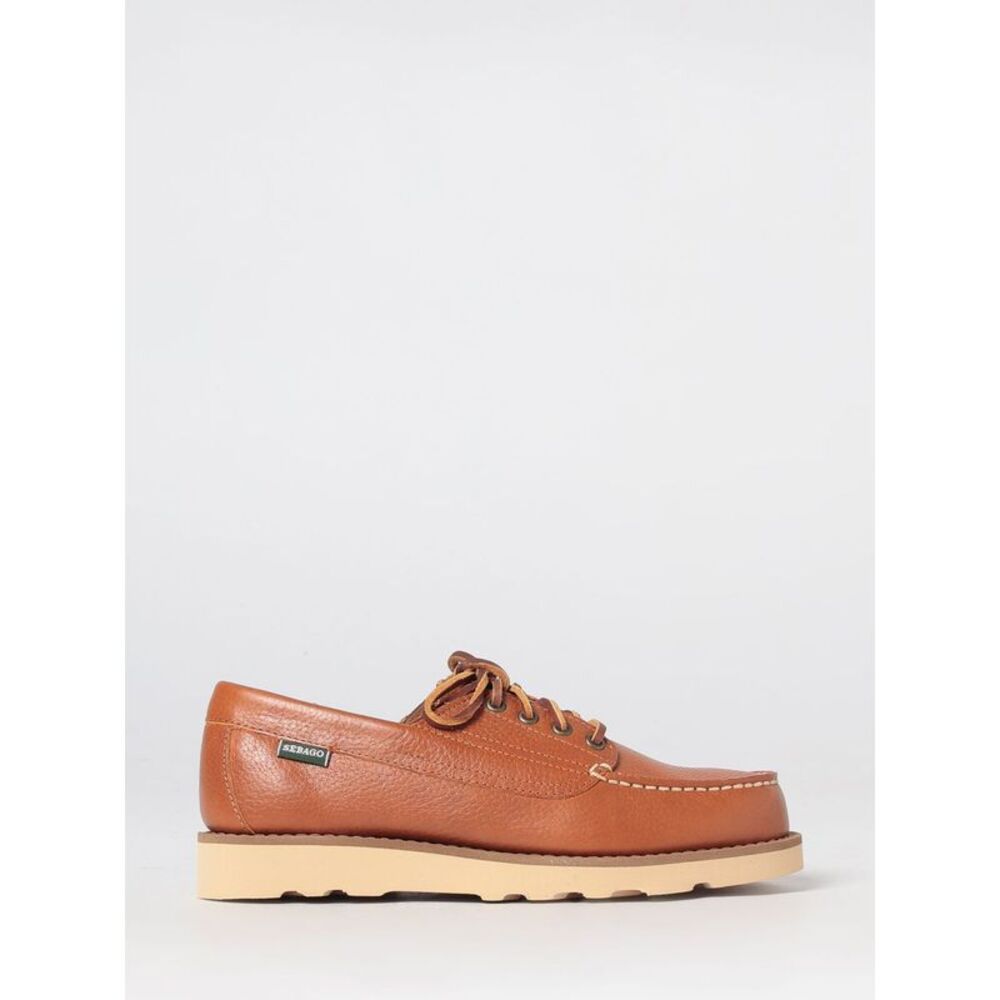 Sebago Men Tala Grained Leather Lace-Up Ankle Boots Sebago With Raised Apron Toe